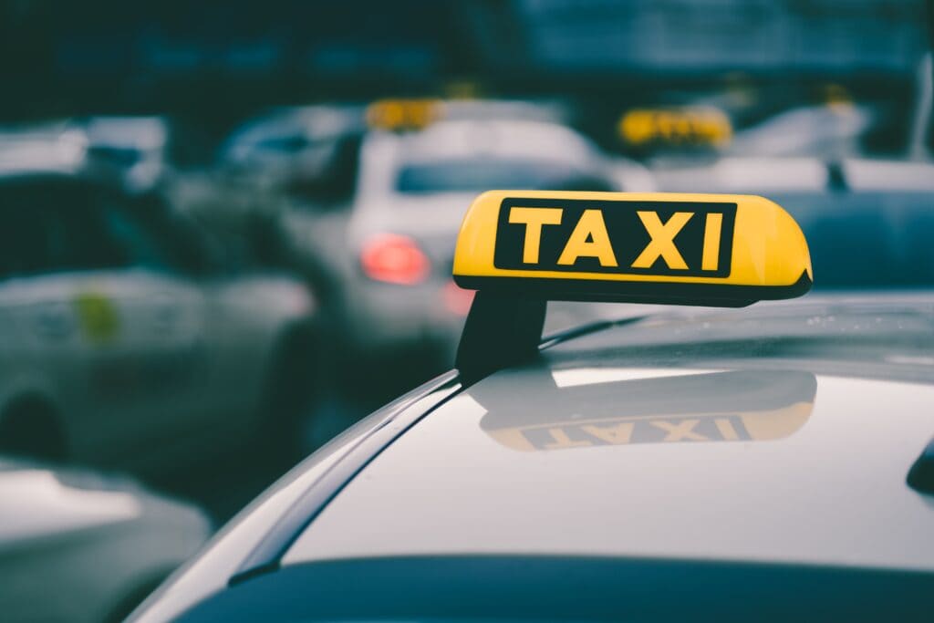 A taxi is part of the transport guide in Malaysia