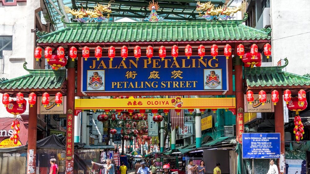 Chinatown is a historical site in KL